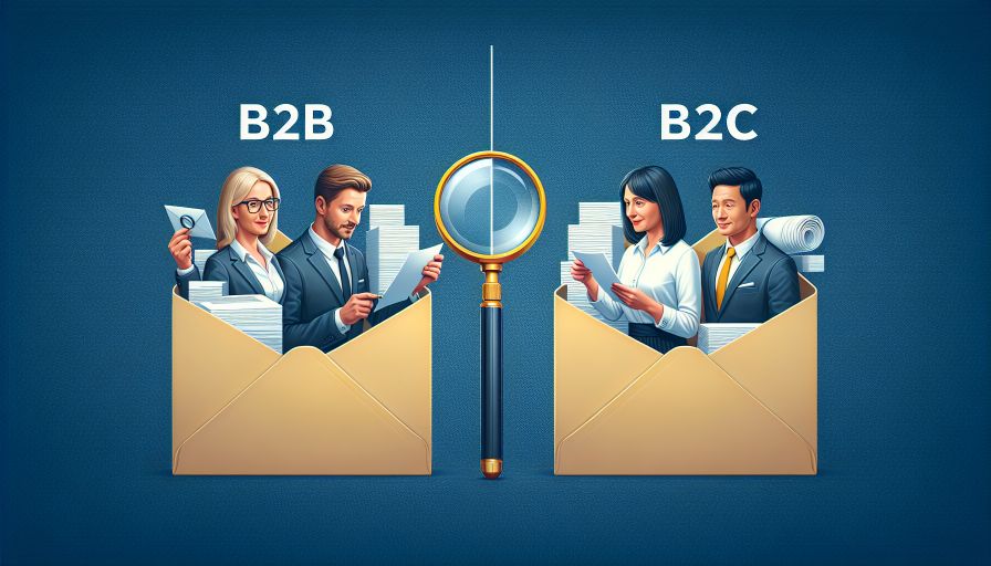 Zielgruppen richtig ansprechen: B2B vs. B2C bei Direktmailings