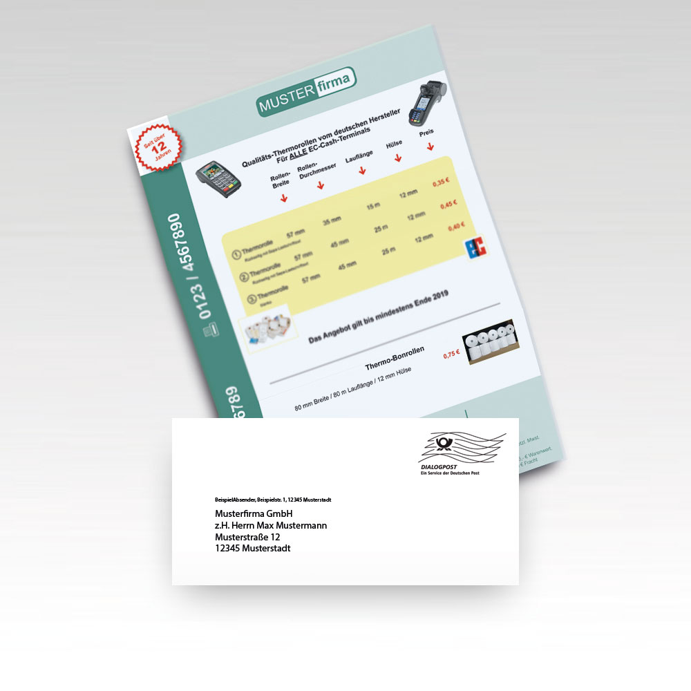 Flyer Mailing Gunstig Versenden Selfmailer Com