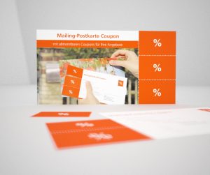 Mailing Postkarte Coupon – Abbildung 1