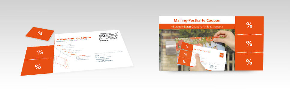 Mailing-Postkarte-Coupon