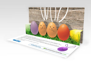 Pop-Up Mailing zu Ostern