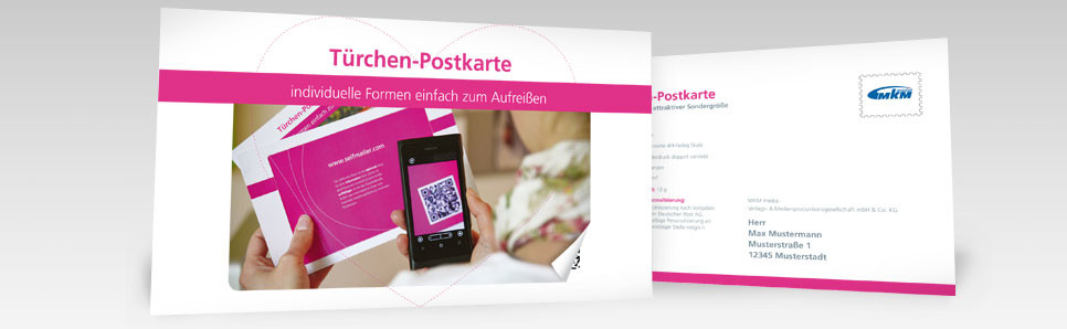 Tuerchen-Postkarte