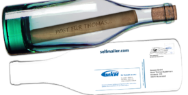 Mailing als Flaschenpost