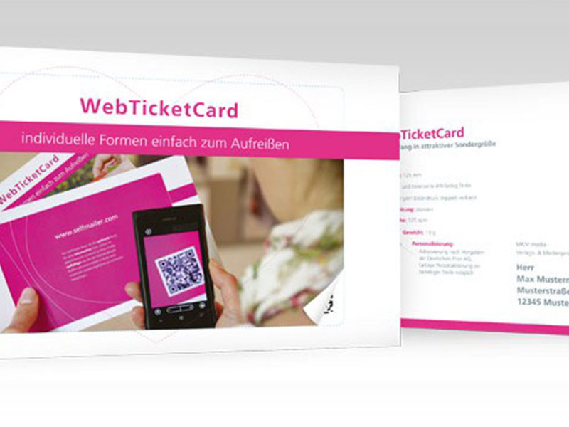 Mailing – WebTicketcard