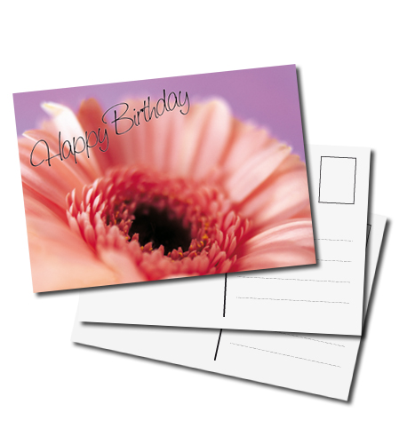 Postkarten-Mailing Happy Birthday