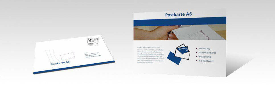 Mailing-Postkarte A6