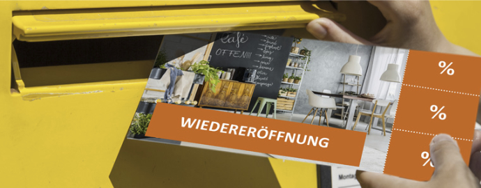 Mailing zur Wiedereröffnung